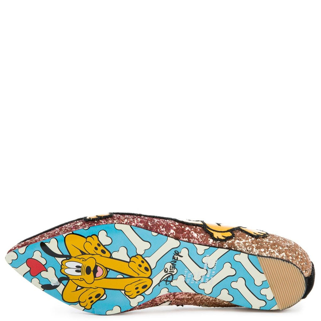 Irregular Choice Mickey Mouse & Friends Collection Women's Pluto Gold