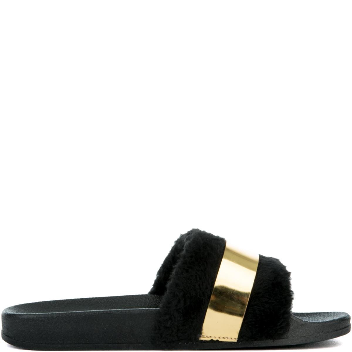 Cape Robbin Moira-26 Slide Gold/Black