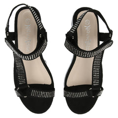 Orella-01 Platform Sandals BLACK – TiltedSole.com