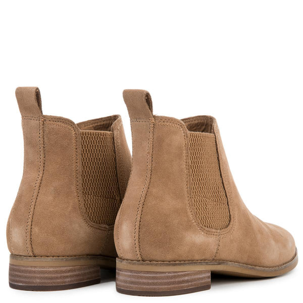 toms toffee suede ella booties