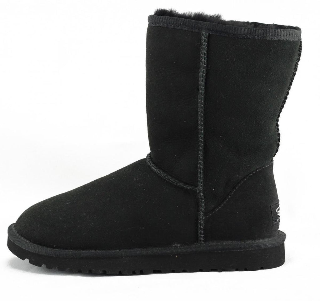 short black boots with fur