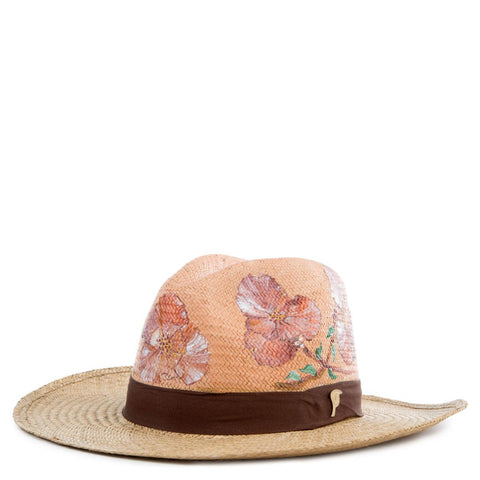 Primavera Rosa Panama Hat Size M