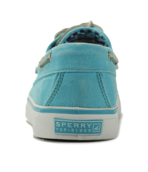 turquoise canvas shoes