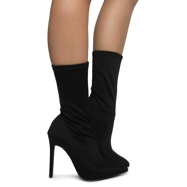 ANGIE-13 Women's Angie High heel Ankle Boot – TiltedSole.com