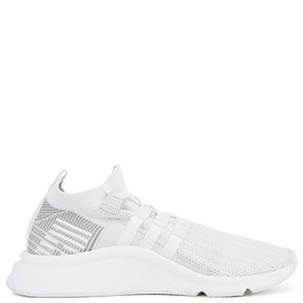 The Eqt Support Mid Adv Pk In White And Grey Tiltedsole Com