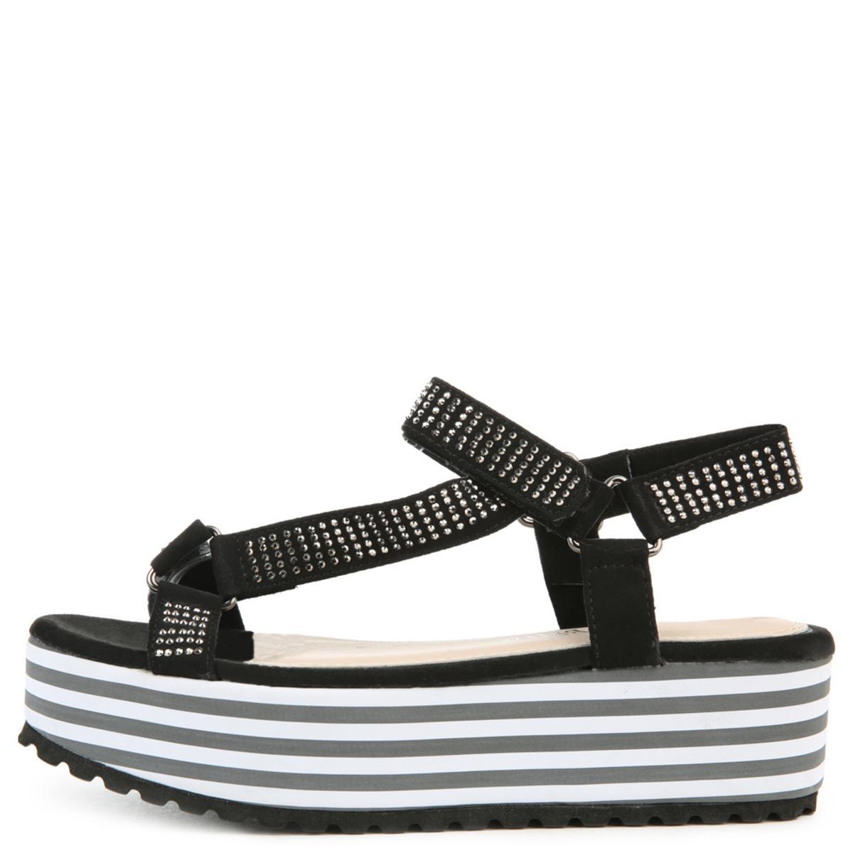 Orella-01 Platform Sandals BLACK