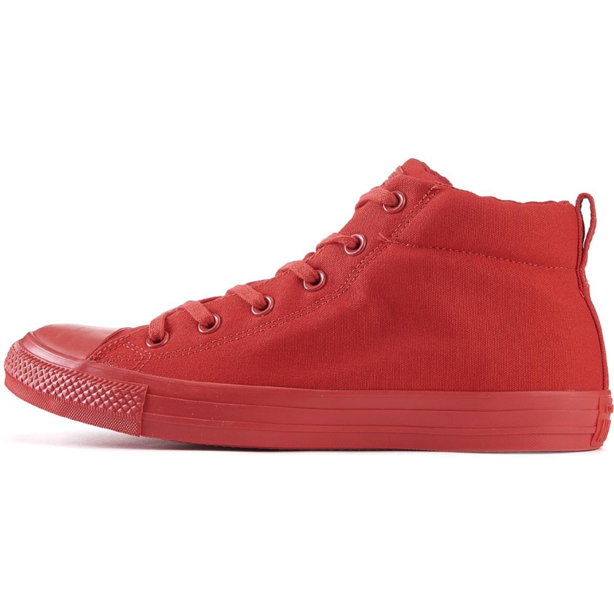 Converse Unisex: Hi Street Mono Red Sneakers