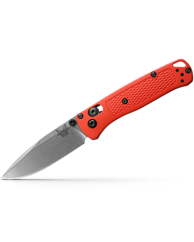 Benchmade Mini Bugout S30V Drop Point 2.82'' Plain Edge Pocket Knife