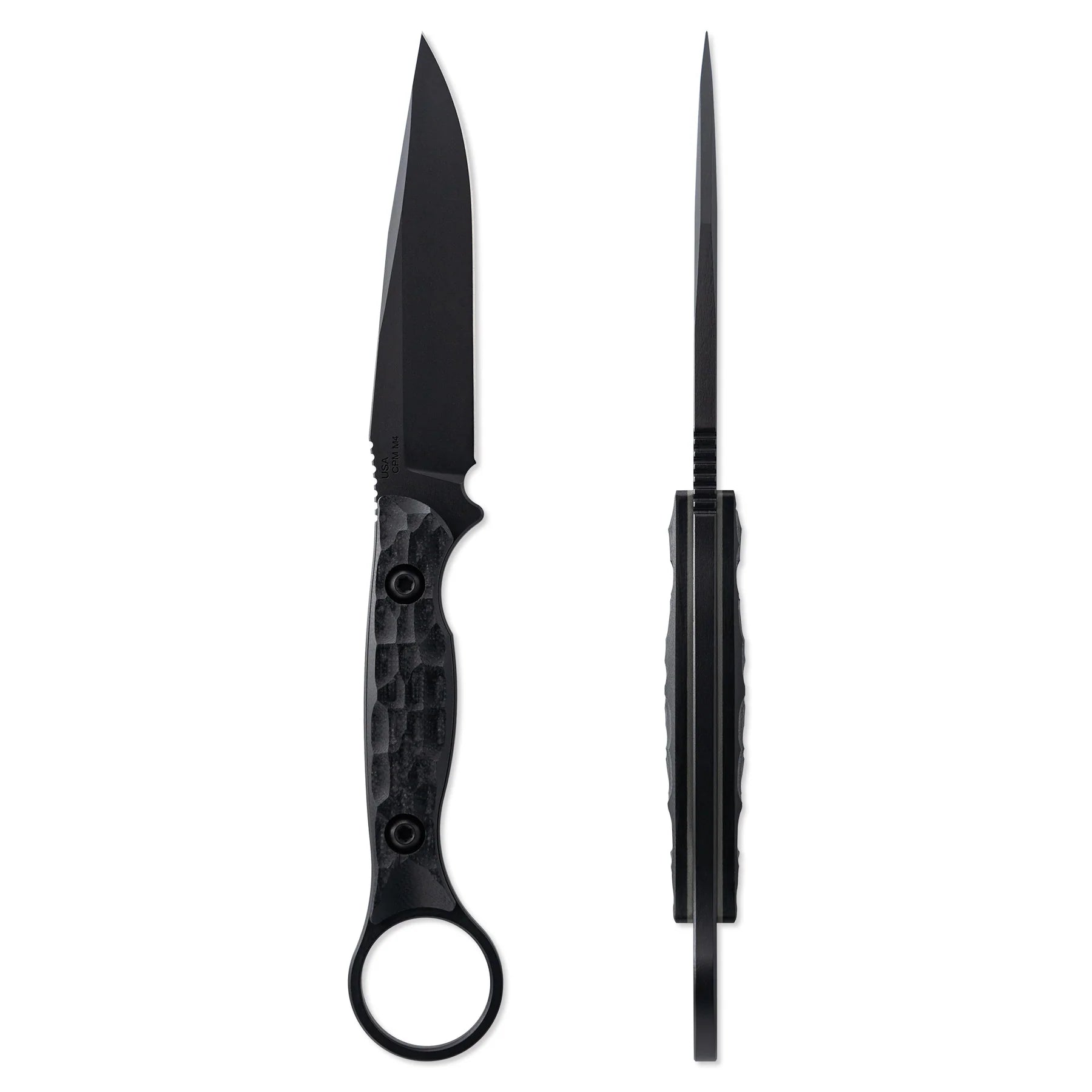  Toor  Serpent S Socom Black 3.75" Fixed Blade Pocket Knife (850049642965)