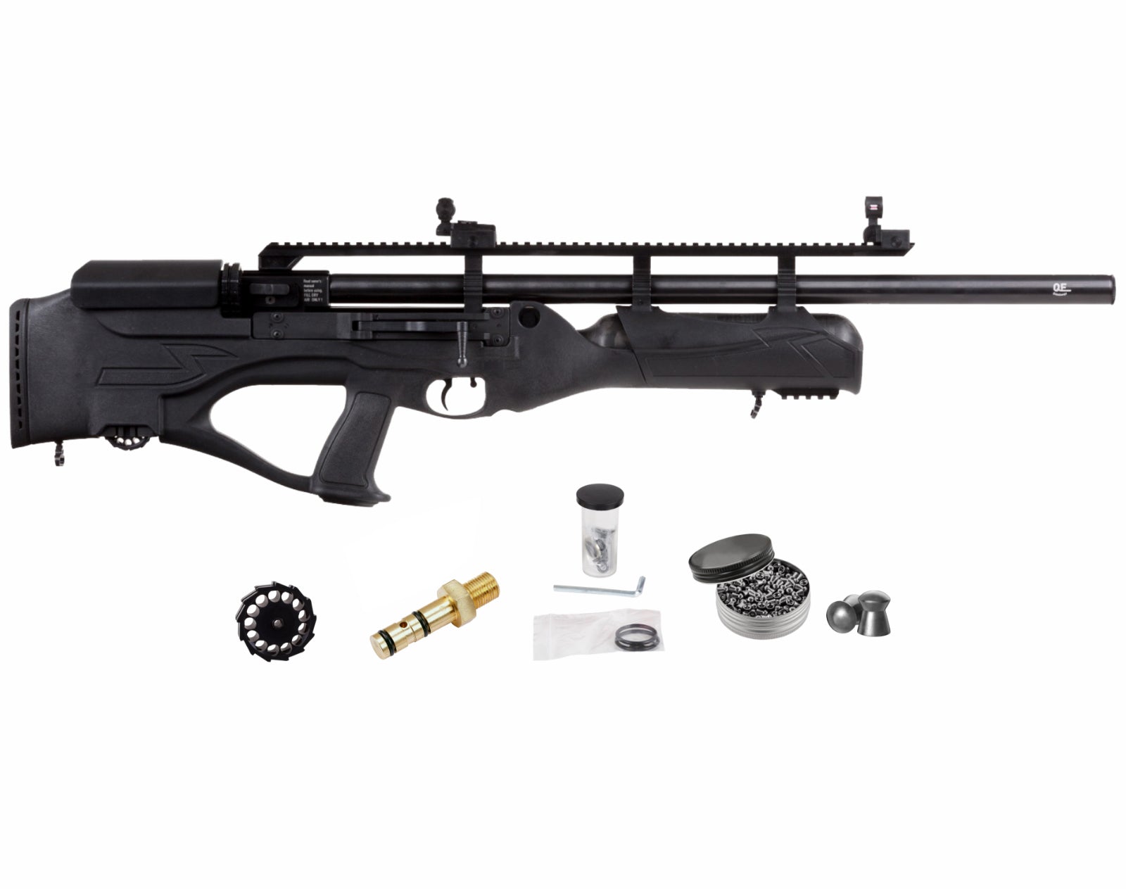 Hatsan Bully PCP .25 Caliber Air Rifle with Scope and Rings w – Sports and Gadgets