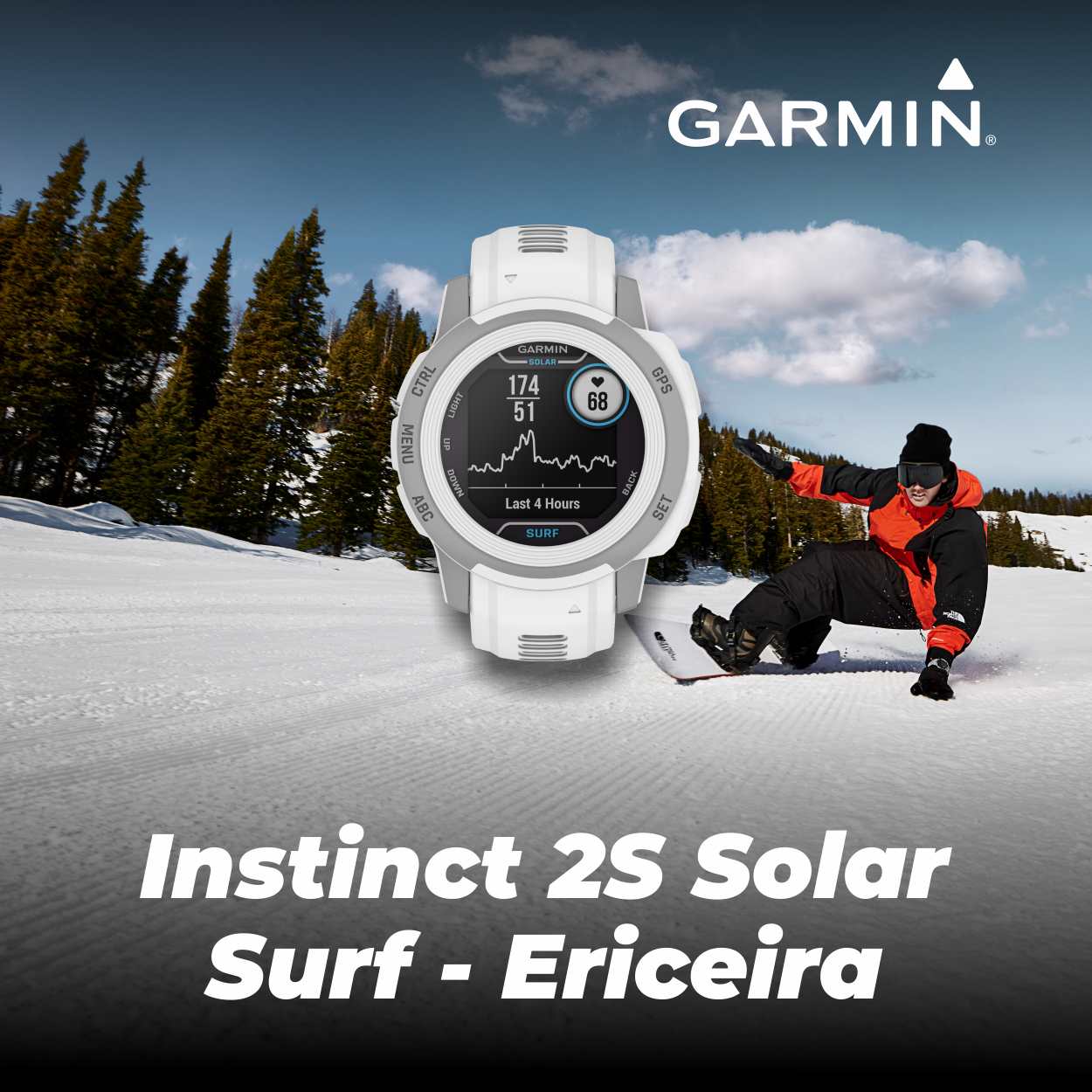 Wat dan ook hoofd Detecteerbaar Garmin Instinct 2/2S GPS Rugged Outdoor Smartwatch with Wearable4U Bla –  Sports and Gadgets