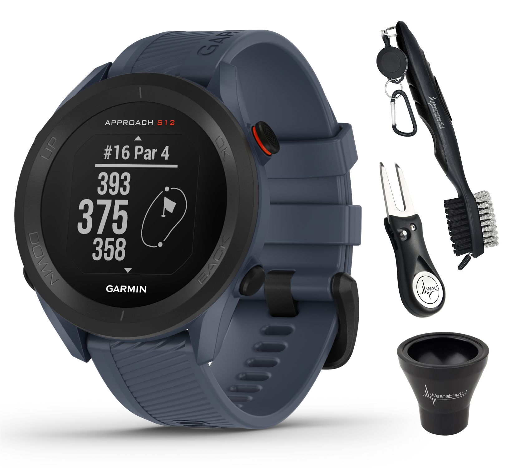 Garmin Approach S12 Premium GPS Golf Watch Wearable4U Bundle – Sports and Gadgets