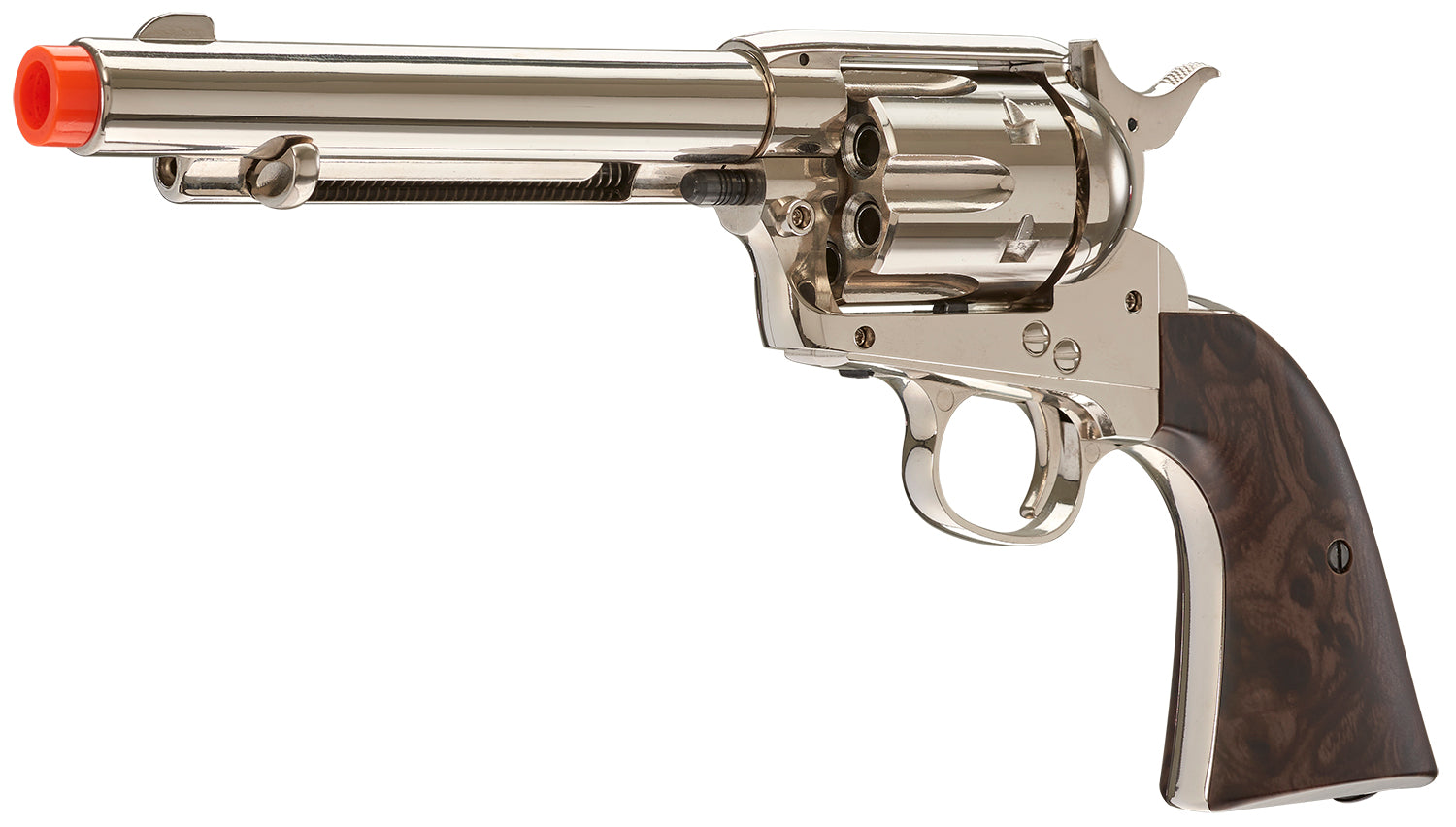 Umarex Legends Smoke Wagon CO2 Airsoft Pistol Revolver Nickel with Wearable4U Bundle