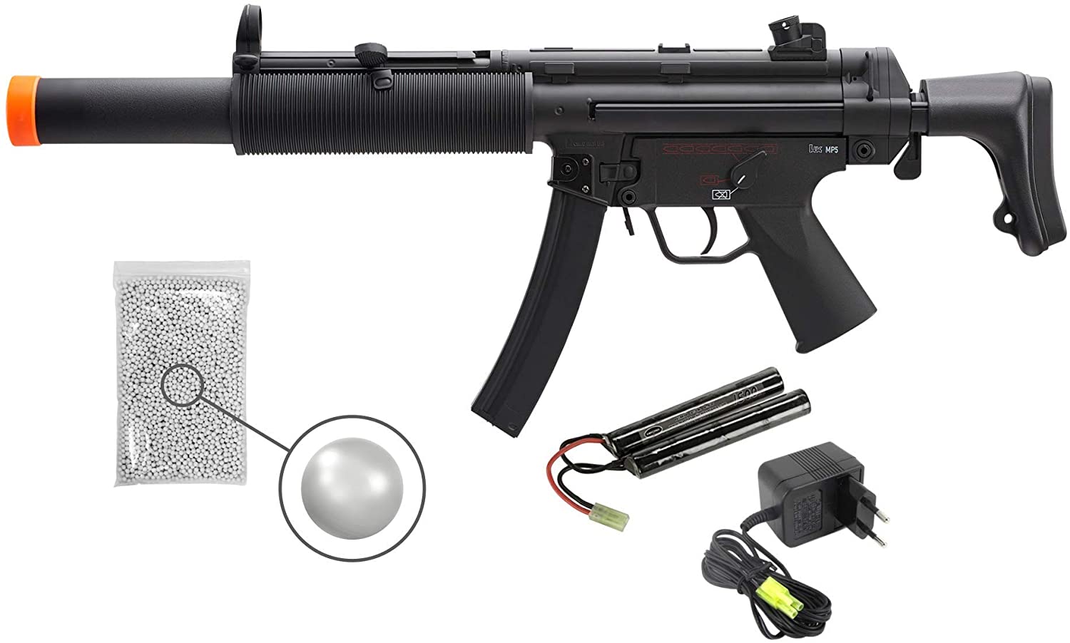 Umarex H&K MP5 SD6 SMG Rifle Airsoft Gun AEG w/2 mags Sports and Gadgets