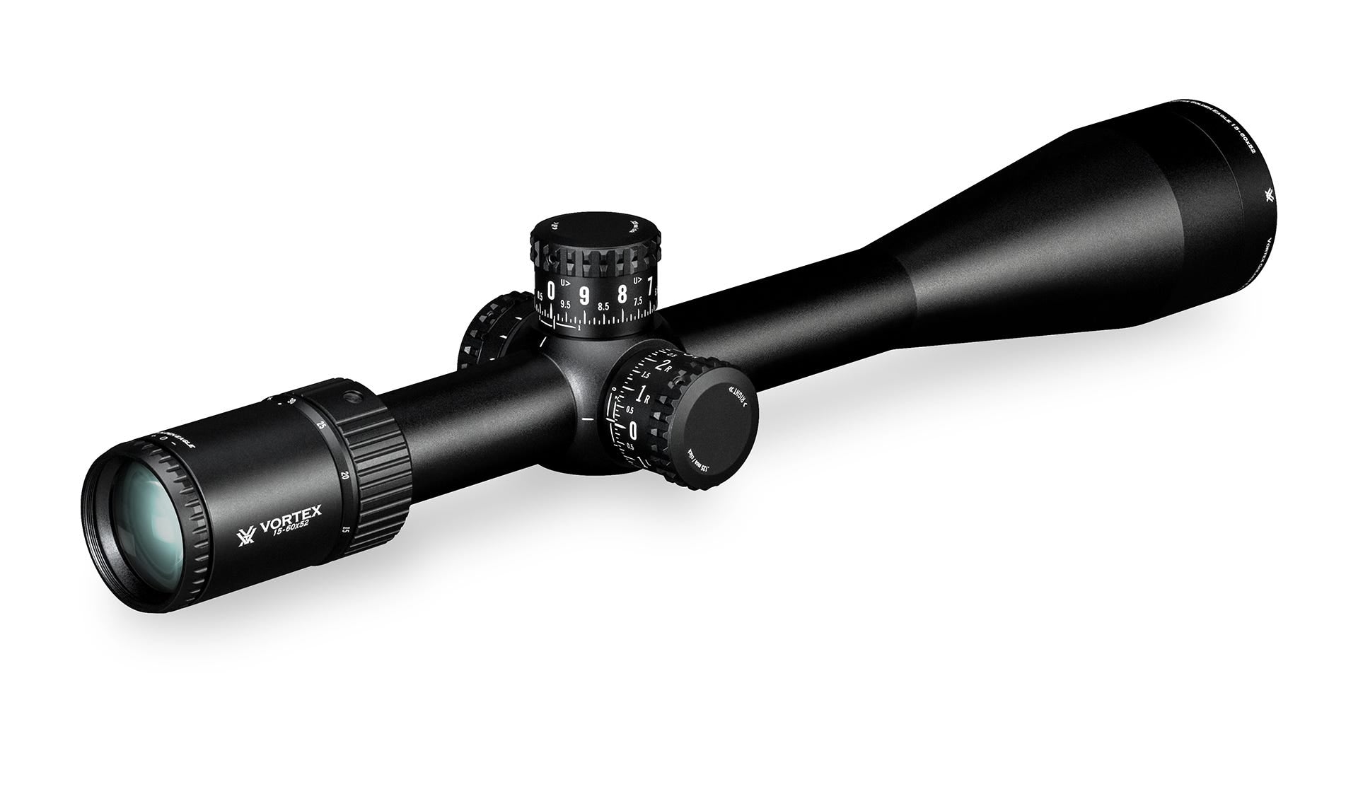Vortex Optics Golden Eagle HD 15-60x52 SCR-1 MOA Riflescope with Vortex Hat and/or Vortex MountBundle