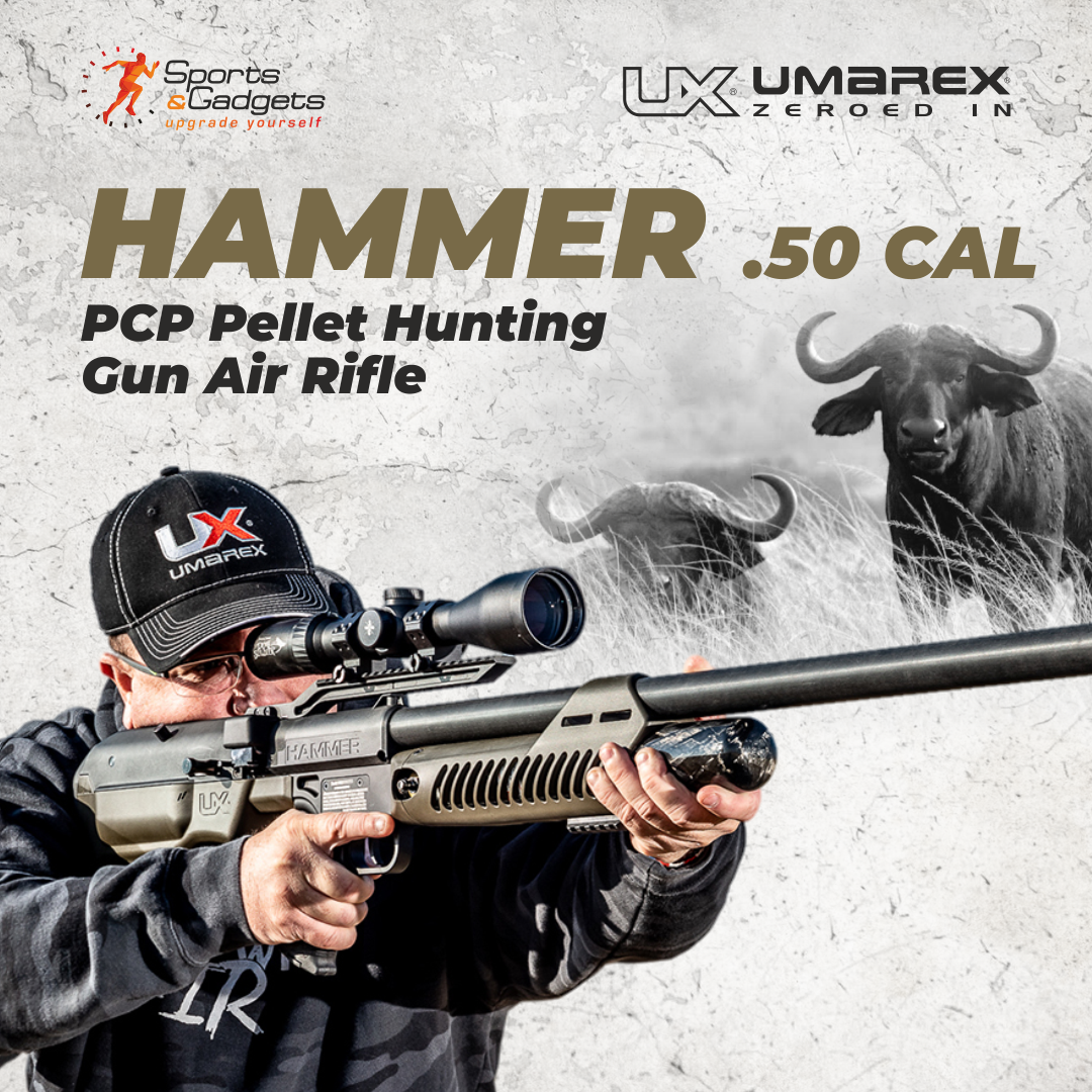 Umarex .50 Caliber PCP Pellet Hunting Gun Rifle with Bundle – Sports and Gadgets
