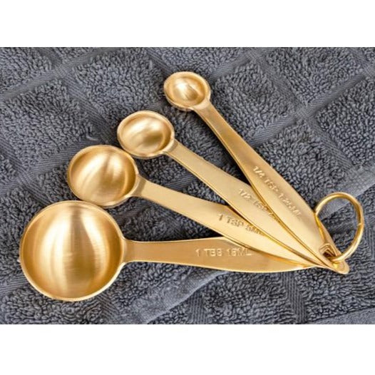 Gold Measuring Spoons – Pepper Tree Spice Co.