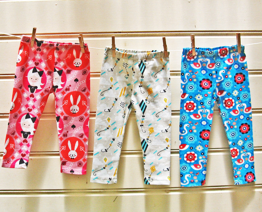 Felicity Sewing Patterns Children's Leggings sewing pattern sizes