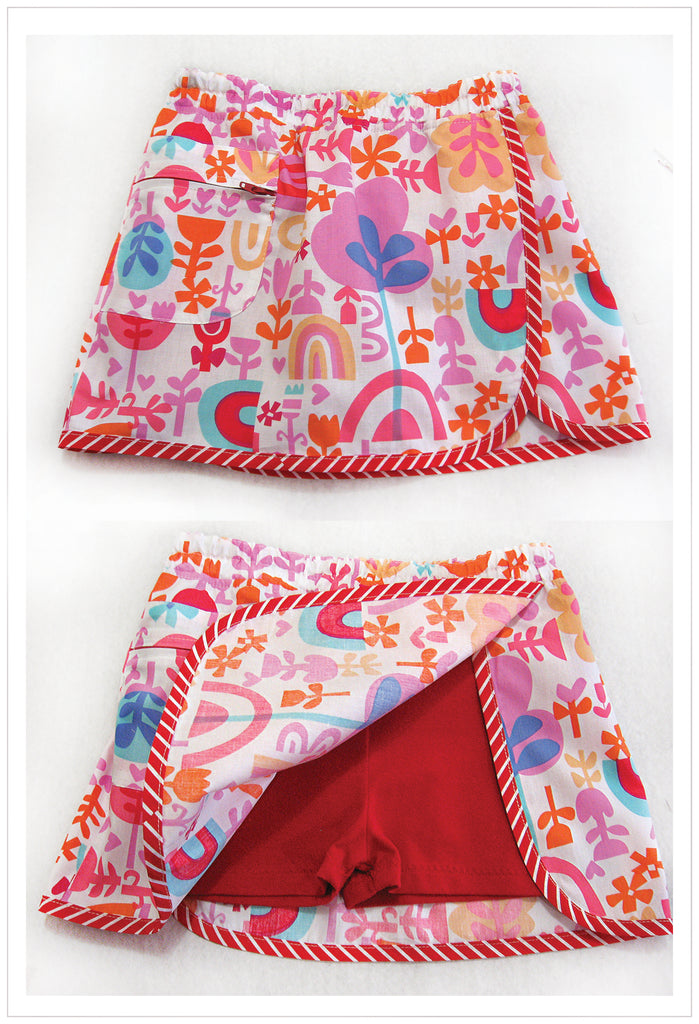 Felicity Sewing Patterns Suzie Skort pdf sewing pattern for girls skort ...