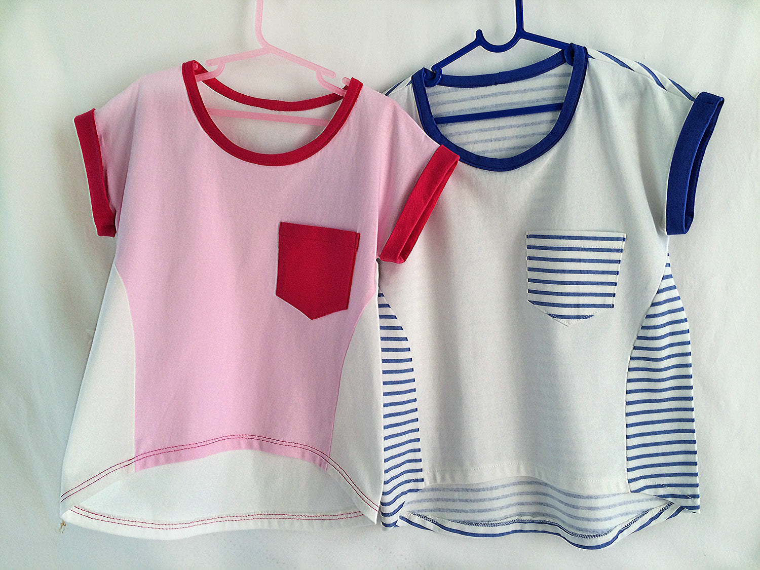 Kids summer T shirt sewing pattern, Sunday T Shirt, girls T shirt patt ...