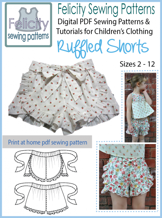 PDF Pattern Printable Instant Download 24 Big Bratz Skirt, Shorts