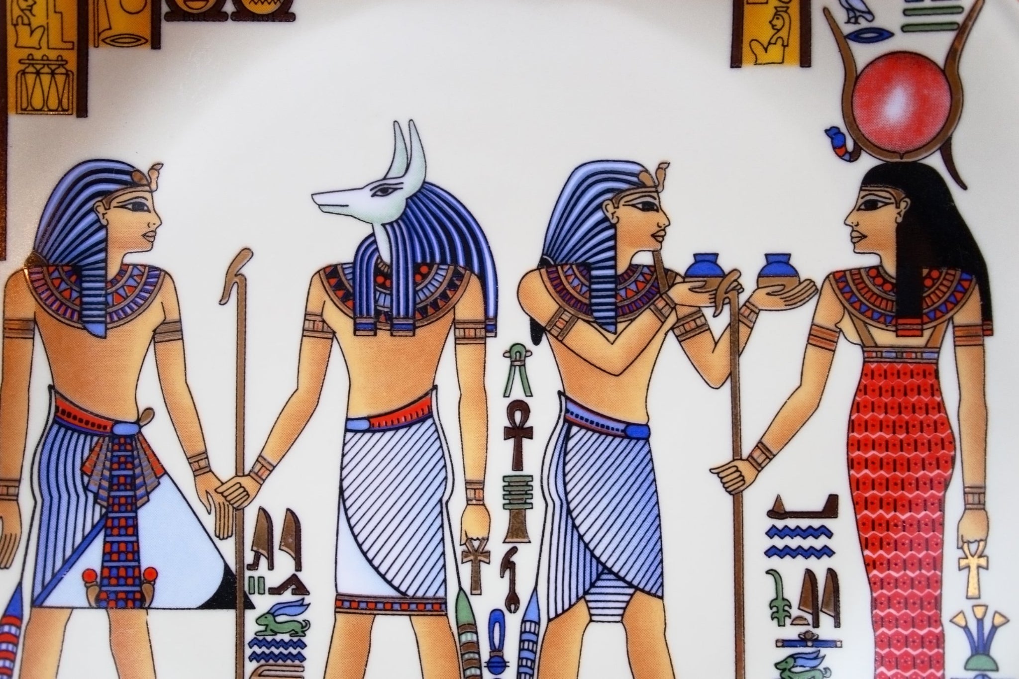 Ancient egyptians using hydrocolloids.