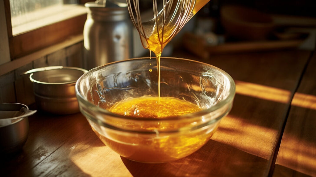 Egg yolks are are a natural emulsifier.