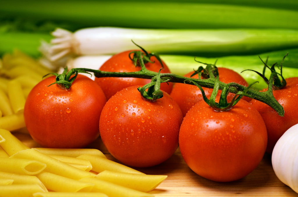 tomatoes ready for canning