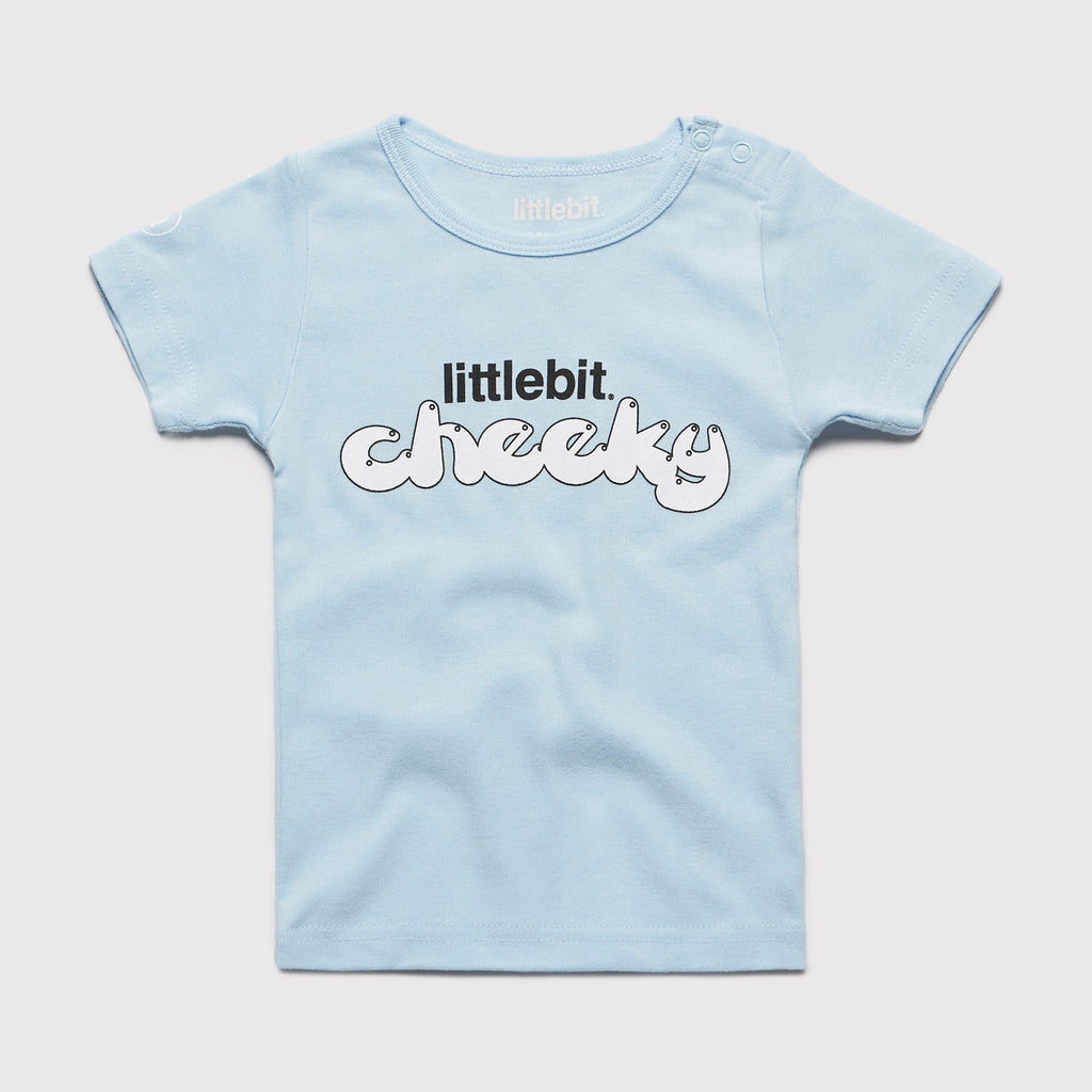 littlebit Cheeky Baby Blue Baby T-Shirt | littlebit