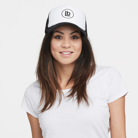 LB White Trucker Cap | Trucker Caps & Hats | littlebit