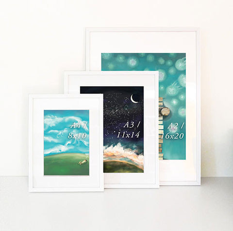 Wall Art Frame sizes