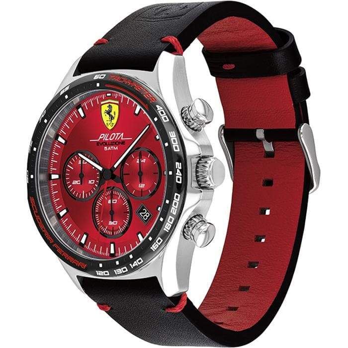 Scuderia Ferrari Pilota Evo Red Men's Watch (0830713) — COCOMI Singapore
