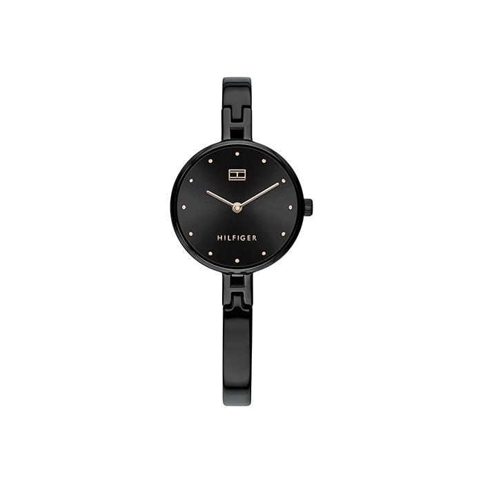 tommy hilfiger black women's watch