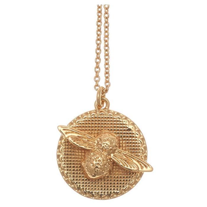 Lucky Bee 18K Rose Gold Women's Necklace | COCOMI Singapore