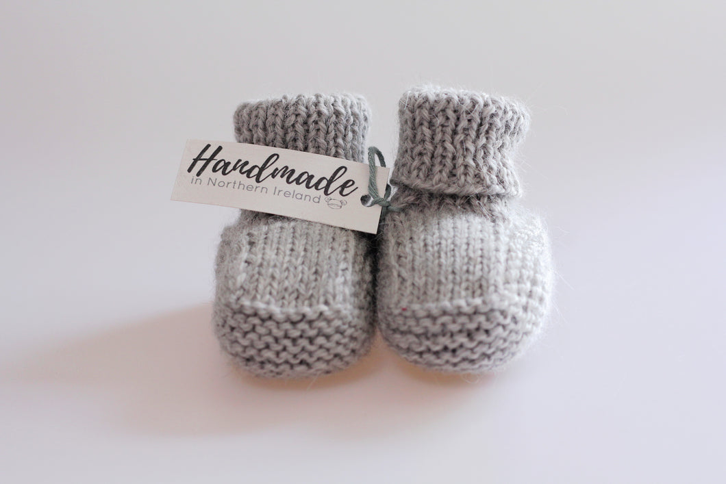 HAND-KNITTED BABY BOOTS – Mourne Creative