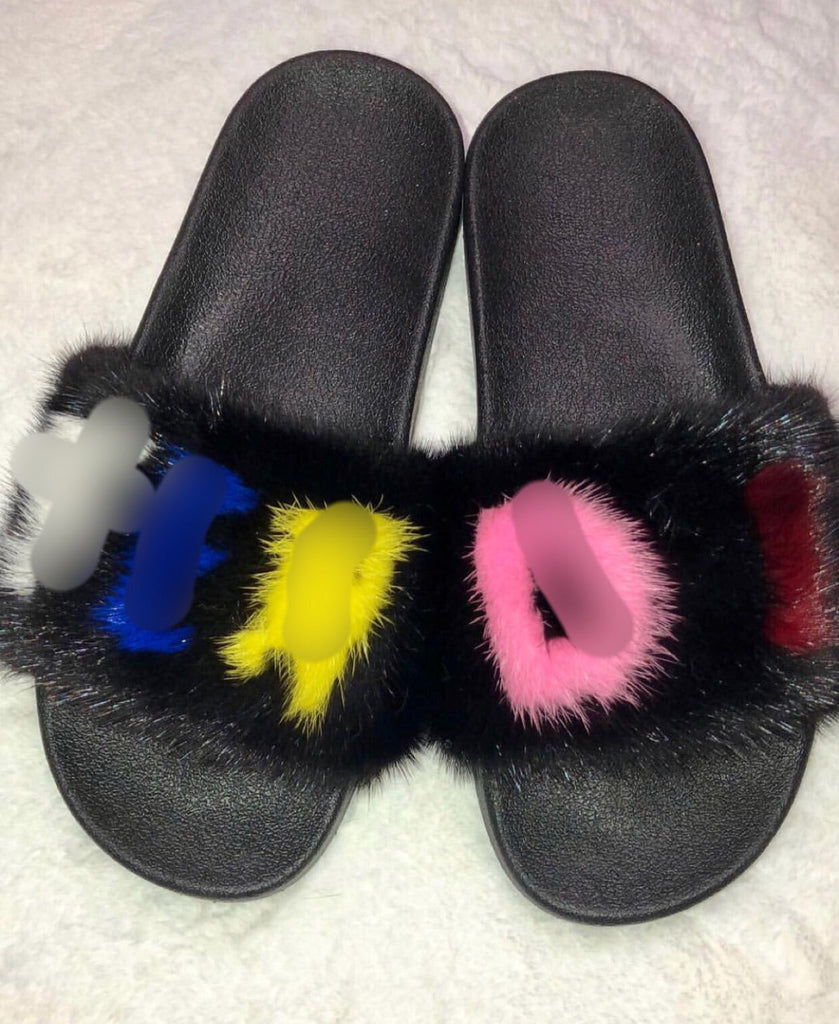 real mink slippers