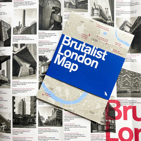 Brutalist London Map – Blue Crow Media