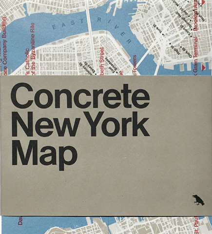 Concrete New York Map cover by Blue Crow Media