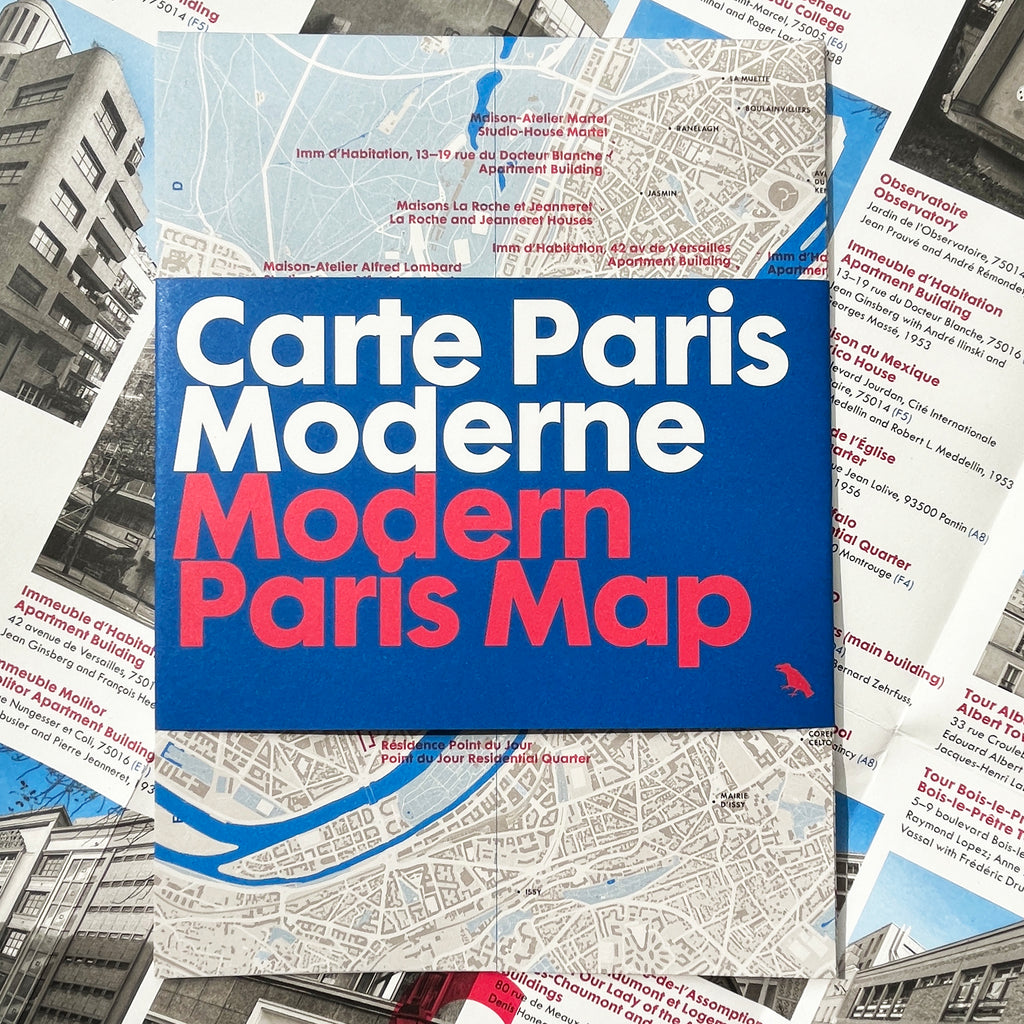 Modern Paris Map – architecture guide to Paris