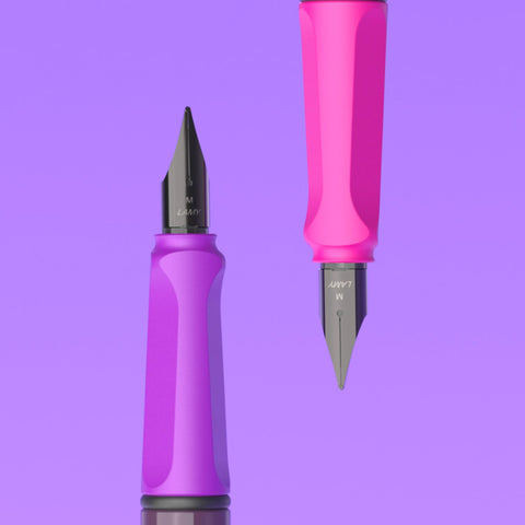 LAMY Safari Violet Blackberry and Pink Cliff