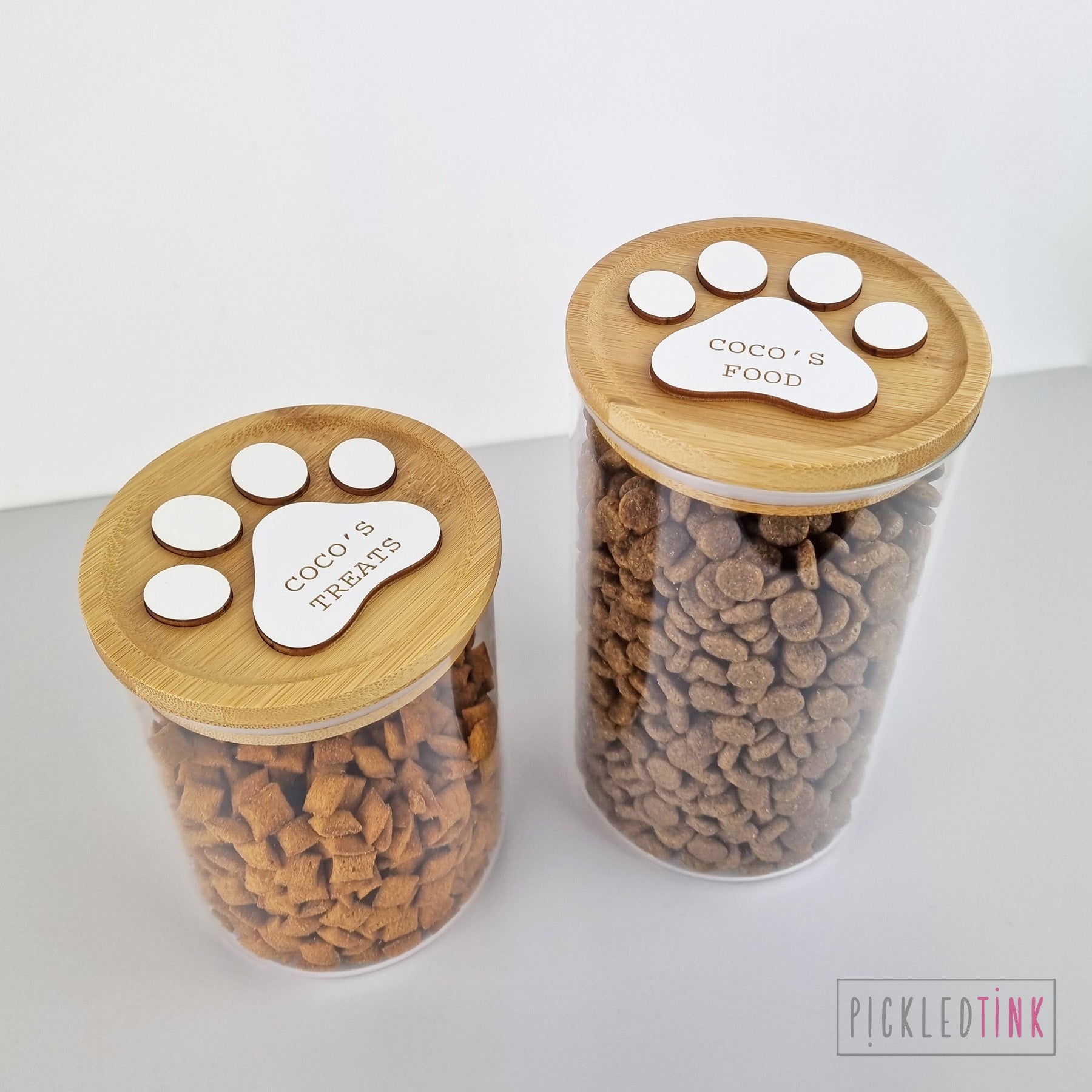 pet treat storage containers