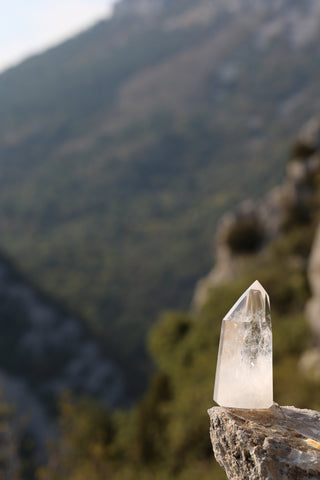 Clear quartz tower point 