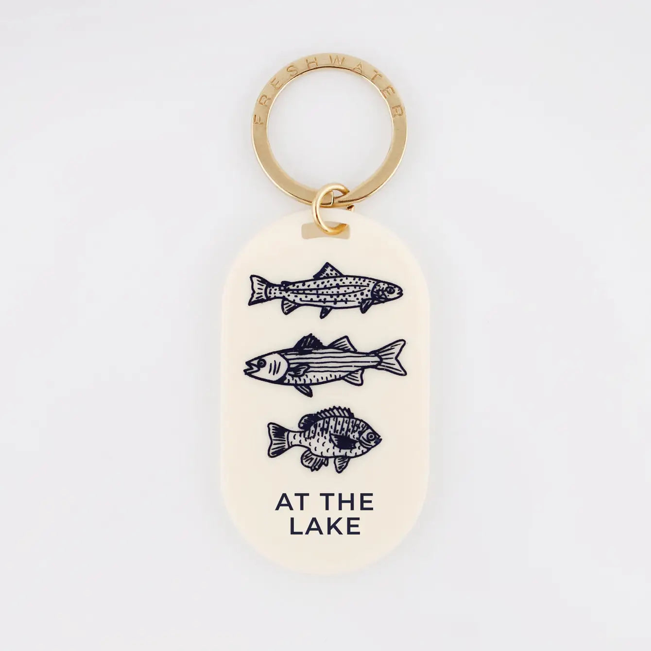 AT THE LAKE | Freshwater Fish Pill Keychain