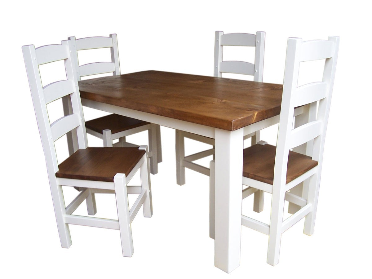 Kitchen Dining Table Size: 6' x 3' – Cheshire Pine and Oak