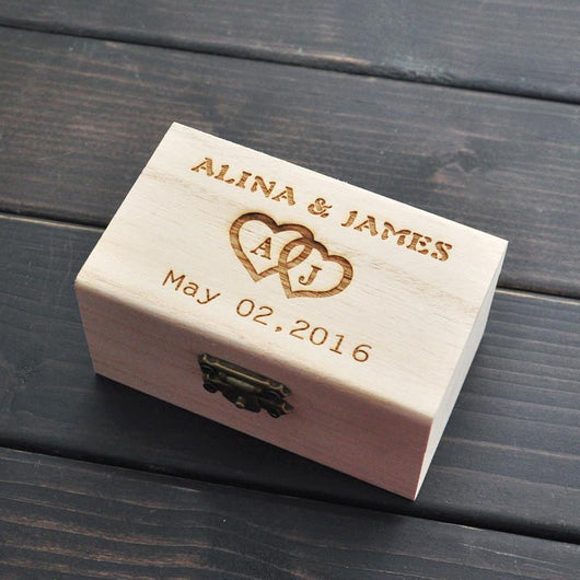 custom wedding ring box