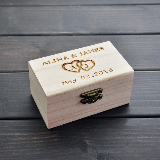 custom wedding ring box