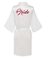 Custom Satin Silk robes Gown Wedding Bride – The Suggestion Store