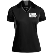 Dunder Mifflin LST655 Sport-Tek Ladies’ Colorblock Performance Polo