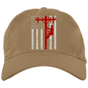 American Lineman BX001 Brushed Twill Unstructured Dad Cap