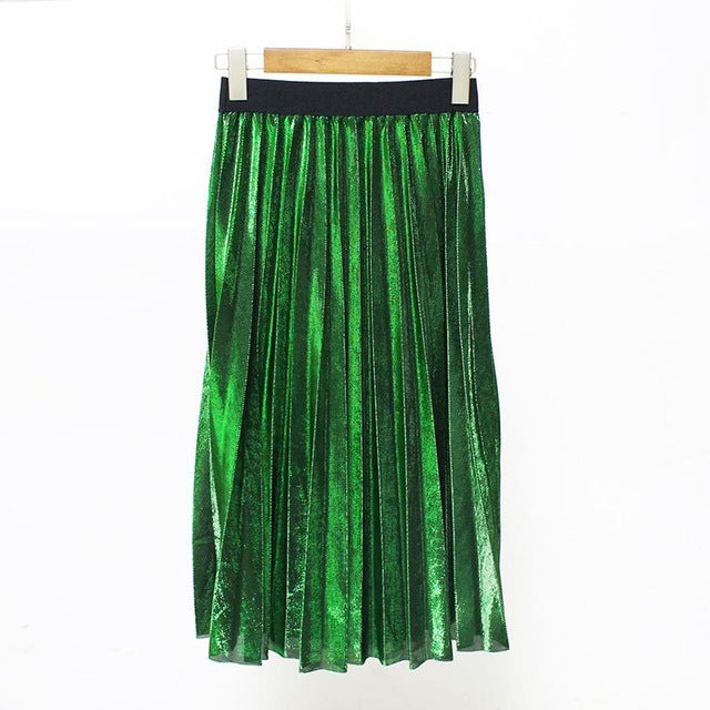Long Glitter Skirt - Plus Size 2020